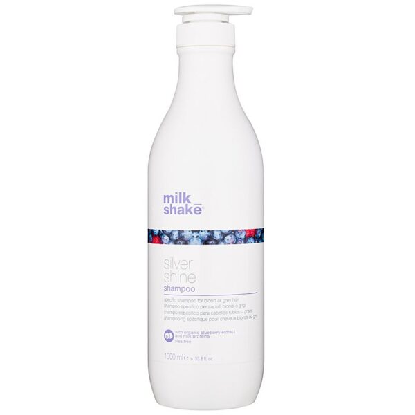 Milk Shake Silver Shine șampon pentru păr blond neutralizeaza tonurile de galben 1000 ml-ro