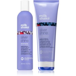 Milk Shake Silver Shine sampon si balsam neutralizeaza tonurile de galben-ro