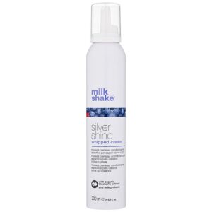 Milk Shake Silver Shine spumă cremoasă pentru păr blond neutralizeaza tonurile de galben 200 ml-ro