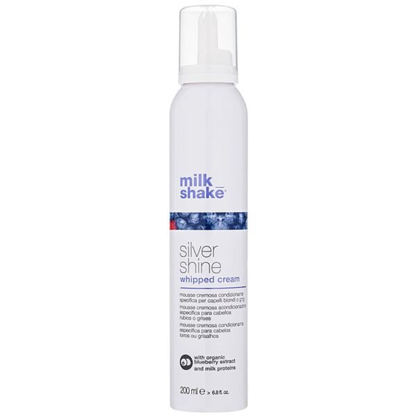 Milk Shake Silver Shine spumă cremoasă pentru păr blond neutralizeaza tonurile de galben 200 ml-ro