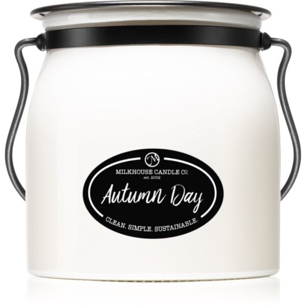 Milkhouse Candle Co. Creamery Autumn Day lumânare parfumată Butter Jar 454 g-ro