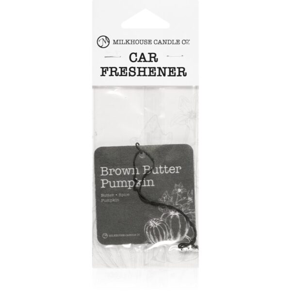 Milkhouse Candle Co. Creamery Brown Butter Pumpkin etichetă parfumată pentru ușă pentru mașină 1 buc-ro