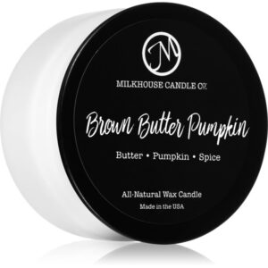 Milkhouse Candle Co. Creamery Brown Butter Pumpkin lumânare parfumată Sampler Tin 42 g-ro
