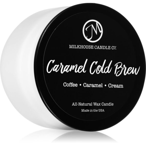 Milkhouse Candle Co. Creamery Caramel Cold Brew lumânare parfumată Traveler Tin 106 g-Țena