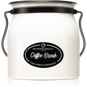 Milkhouse Candle Co. Creamery Coffee Break lumânare parfumată Butter Jar 454 g-Țena
