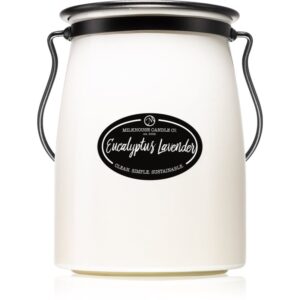Milkhouse Candle Co. Creamery Eucalyptus Lavender lumânare parfumată Butter Jar 624 g-ro