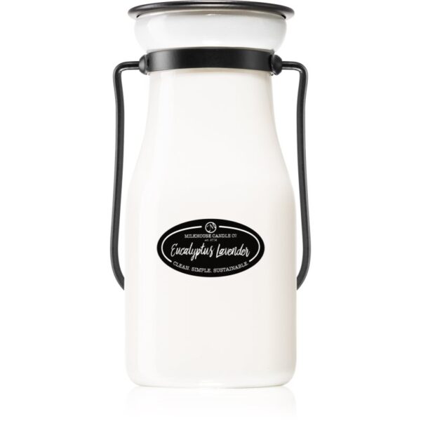 Milkhouse Candle Co. Creamery Eucalyptus Lavender lumânare parfumată Milkbottle 227 g-ro