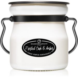 Milkhouse Candle Co. Creamery Frosted Oak & Amber lumânare parfumată Cream Jar 142 g-ro