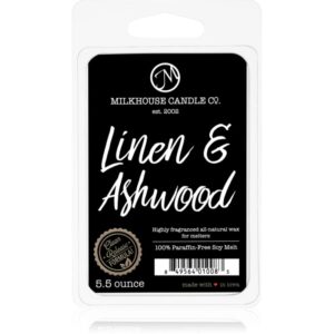 Milkhouse Candle Co. Creamery Linen & Ashwood ceară pentru aromatizator 155 g-ro