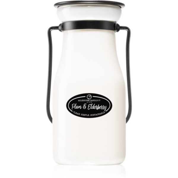 Milkhouse Candle Co. Creamery Plums & Elderberry lumânare parfumată Milkbottle 227 g-Țena