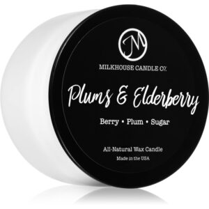 Milkhouse Candle Co. Creamery Plums & Elderberry lumânare parfumată Treveler Tin 106 g-Țena
