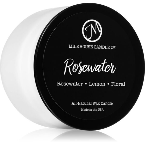 Milkhouse Candle Co. Creamery Rosewater lumânare parfumată 106 g-ro