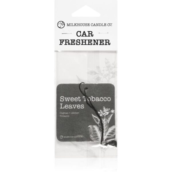 Milkhouse Candle Co. Creamery Sweet Tobacco Leaves etichetă parfumată pentru ușă pentru mașină 1 buc-ro