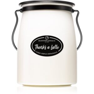 Milkhouse Candle Co. Creamery Thanks A Latte lumânare parfumată Butter Jar 624 g-ro