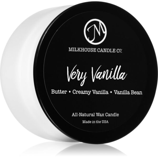 Milkhouse Candle Co. Creamery Very Vanilla lumânare parfumată Sampler Tin 42 g-ro