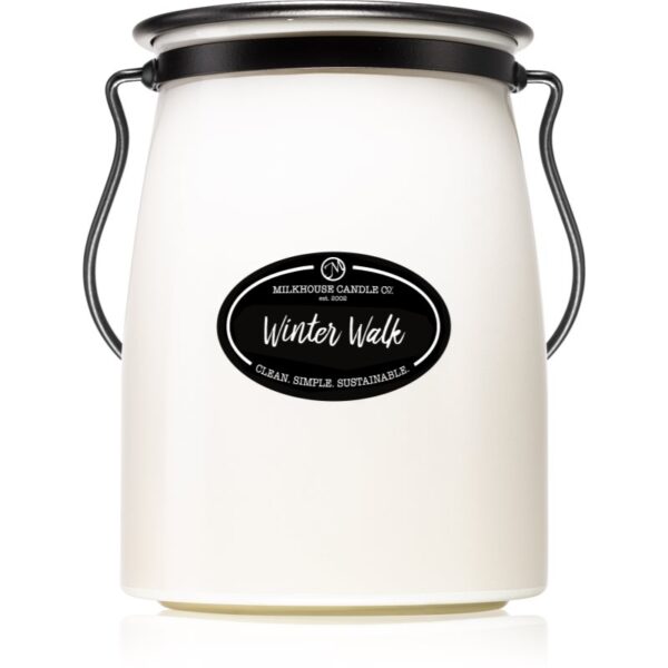Milkhouse Candle Co. Creamery Winter Walk lumânare parfumată Butter Jar 624 g-Țena