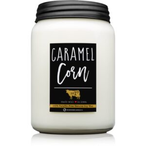 Milkhouse Candle Co. Farmhouse Caramel Corn lumânare parfumată Mason Jar 737 g-Țena