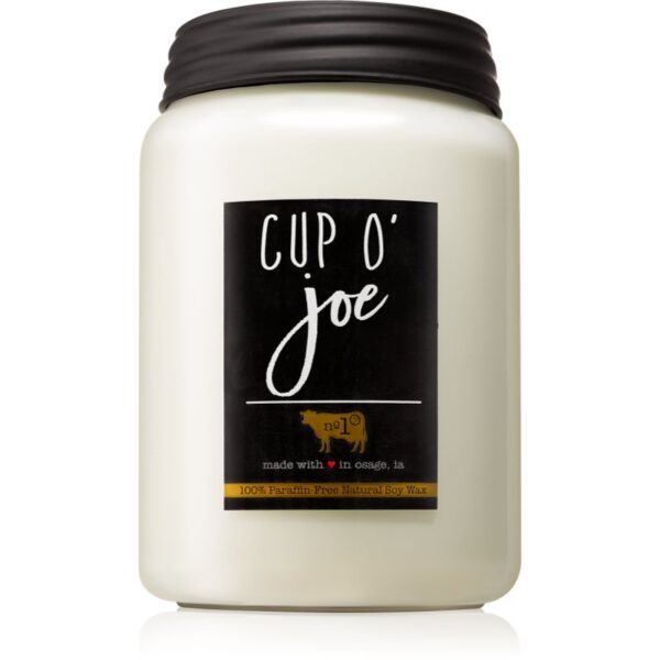 Milkhouse Candle Co. Farmhouse Cup O' Joe lumânare parfumată Mason Jar 737 g-ro