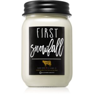 Milkhouse Candle Co. Farmhouse First Snowfall lumânare parfumată Mason Jar 369 g-ro
