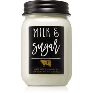 Milkhouse Candle Co. Farmhouse Milk & Sugar lumânare parfumată Mason Jar 368 g-ro