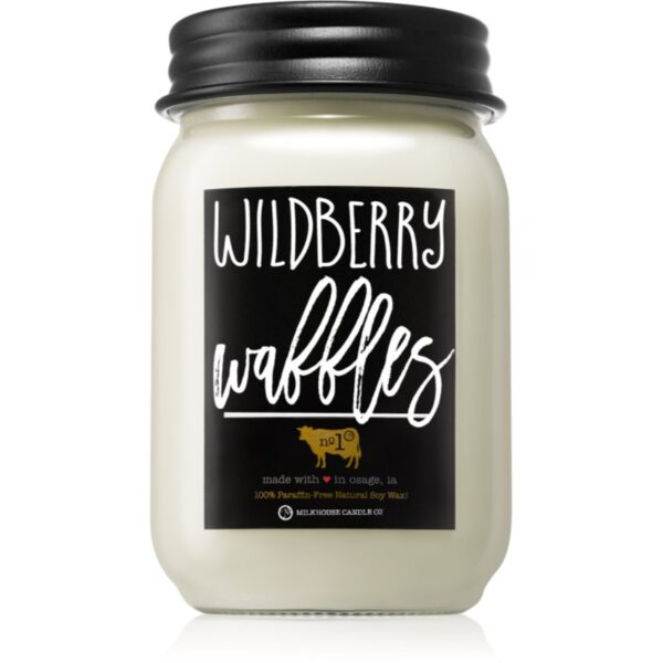 Milkhouse Candle Co. Farmhouse Wildberry Waffles lumânare parfumată Mason Jar 369 g-ro