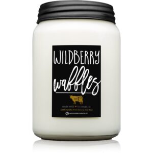 Milkhouse Candle Co. Farmhouse Wildberry Waffles lumânare parfumată Mason Jar 737 g-ro