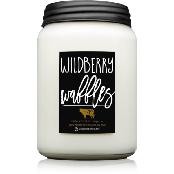 Milkhouse Candle Co. Farmhouse Wildberry Waffles lumânare parfumată Mason Jar 737 g-ro