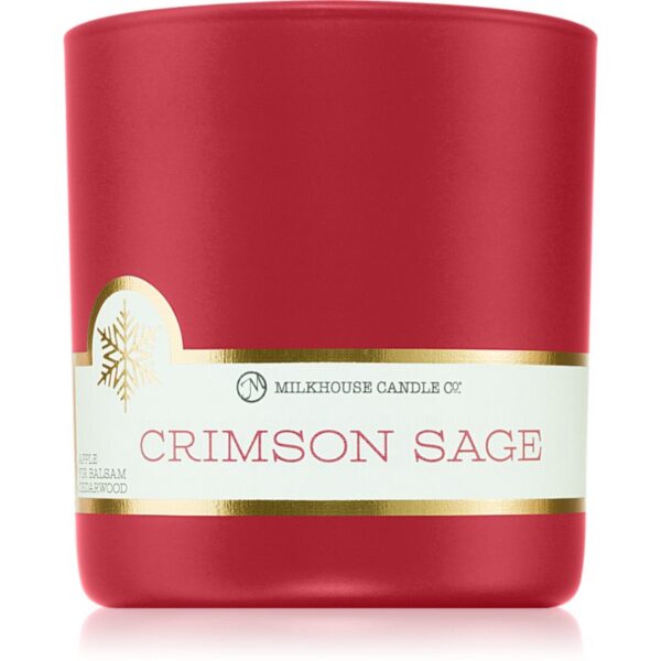 Milkhouse Candle Co. LE Winter Crimson Sage lumânare parfumată 226 g-Țena