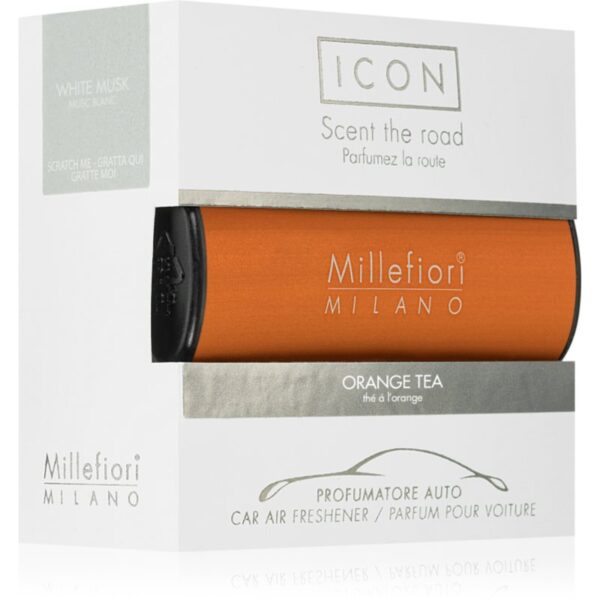 Millefiori Icon Orange Tea parfum pentru masina 1 buc-Țena