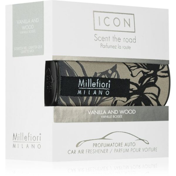 Millefiori Icon Vanilla & Wood parfum pentru masina 1 buc-Țena