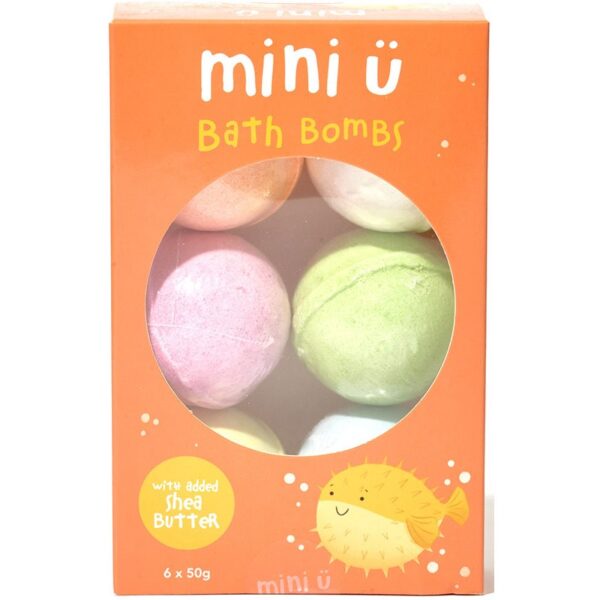 Mini-U Bath Bomb 6 Pack bile eferverscente pentru baie 6x50 g-ro