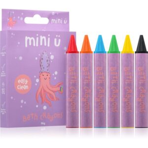 Mini-U Bath Crayons creioane colorate pentru baie 6x96 g-Țena