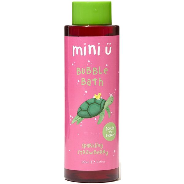 Mini-U Bubble Bath Sparkling Strawberry spuma de baie pentru copii 250 ml-ro