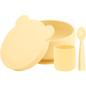 Minikoioi BLW I Mellow Yellow serviciu de masă-ro
