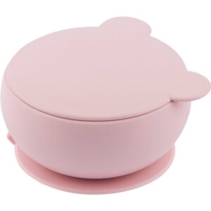 Minikoioi Bowl Pink bol din silicon cu ventuză 1 buc-Țena