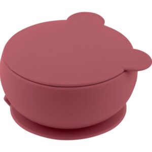 Minikoioi Bowl Rose bol din silicon cu ventuză 1 buc-Țena