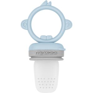 Minikoioi Feeder Teether Mineral Blue/ Powder Grey suzetă pentru alimentare 1 buc-ro