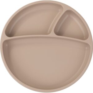Minikoioi Puzzle Plate Bubble Beige farfurie compartimentată cu ventuză Bubble Beige 1 buc-Țena