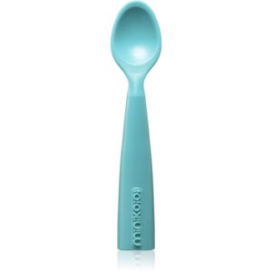 Minikoioi Silicone Spoon linguriță Aqua Green 1 buc-ro