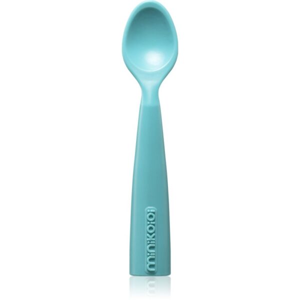 Minikoioi Silicone Spoon linguriță Aqua Green 1 buc-ro