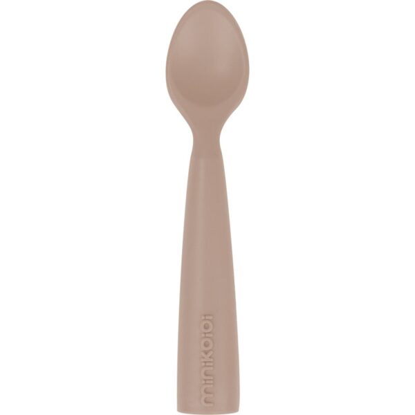 Minikoioi Silicone Spoon linguriță Bubble Beige 1 buc-ro