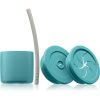 Minikoioi Sip+Snack Set serviciu de masă pentru copii pentru copii Aqua Green / Powder Grey 1 buc-Țena