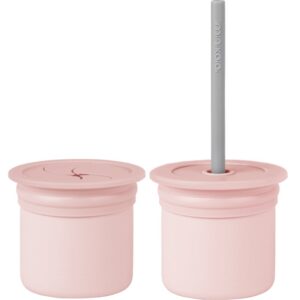 Minikoioi Sip+Snack Set serviciu de masă pentru copii pentru copii Pinky Pink / Powder Grey 1 buc-ro