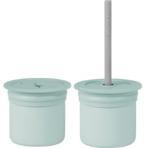 Minikoioi Sip+Snack Set serviciu de masă pentru copii pentru copii River Green / Powder Grey 1 buc-ro