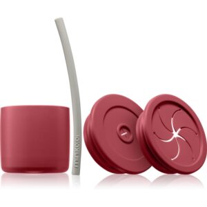 Minikoioi Sip+Snack Set serviciu de masă pentru copii pentru copii Velvet Rose / Powder Grey 1 buc-Țena