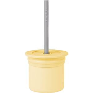 Minikoioi Sip+Snack Set serviciu de masă pentru copii pentru copii Yellow / Grey 1 buc-ro