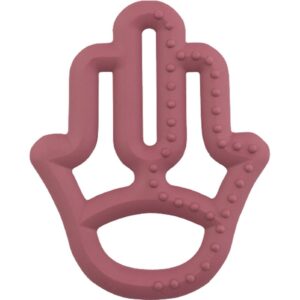 Minikoioi Teether Silicone jucărie pentru dentiție 3m+ Rose 1 buc-ro