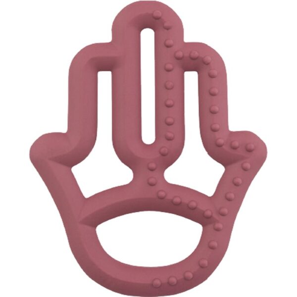 Minikoioi Teether Silicone jucărie pentru dentiție 3m+ Rose 1 buc-ro