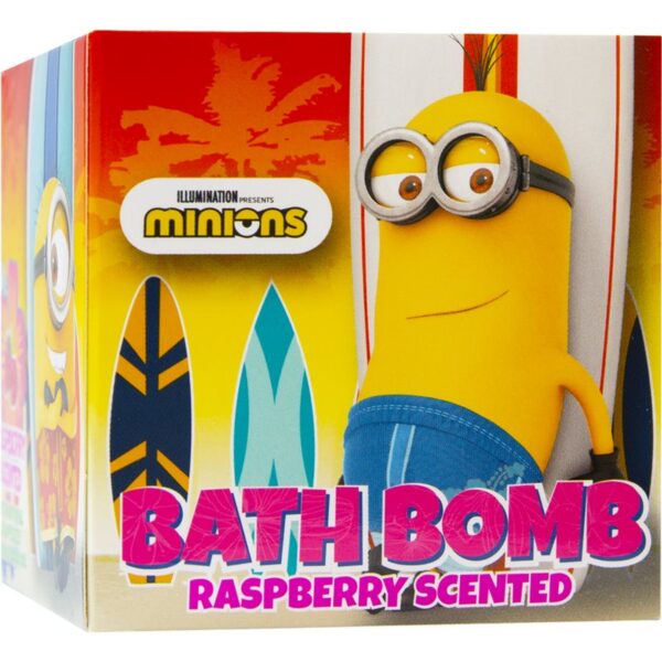 Minions Bath Bomb bile eferverscente pentru baie Raspberry 1 buc-Țena