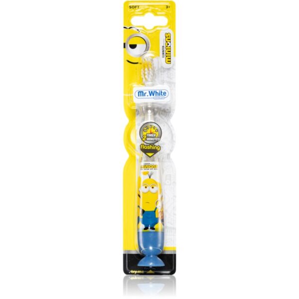 Minions Flashing Toothbrush baterie perie de dinti pentru copii fin 3y+-Țena